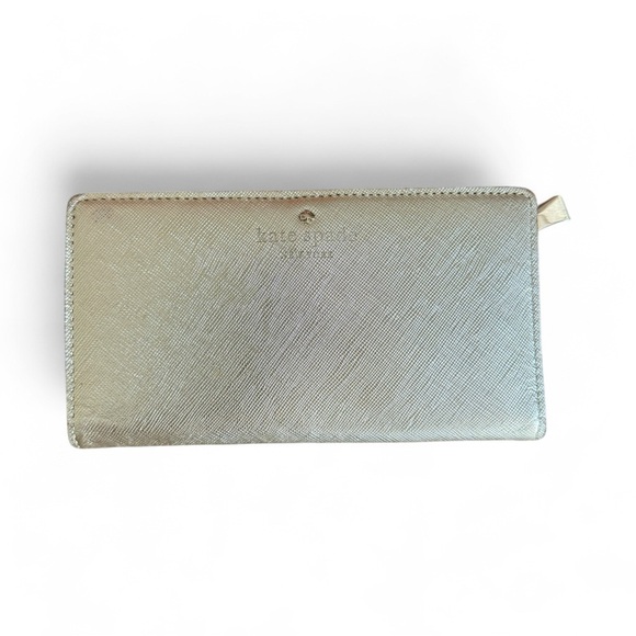 Kate Spade Gold Bi Fold Wallet - Picture 5 of 12